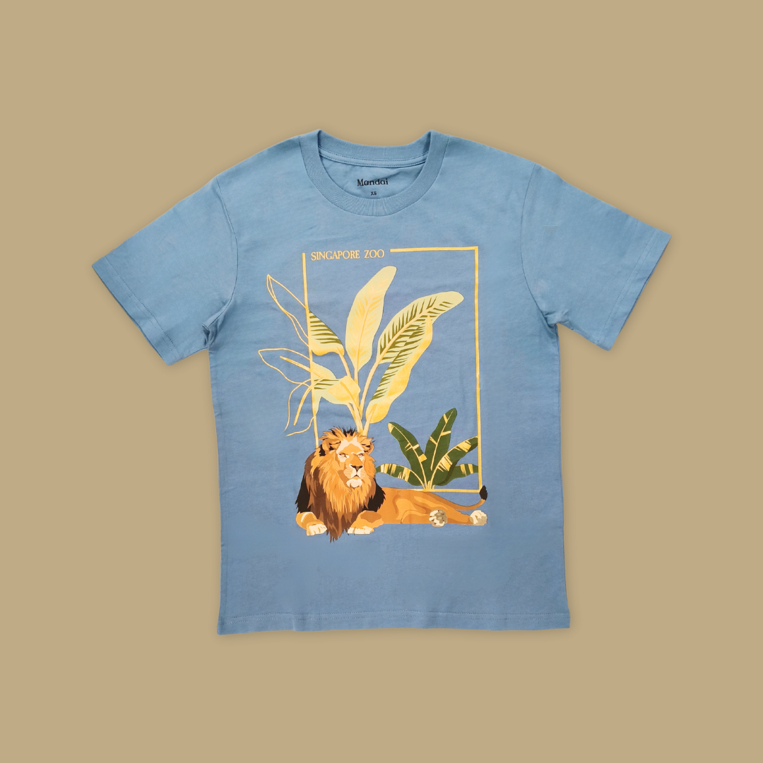 Lion on the Chest Adult T- Shirt