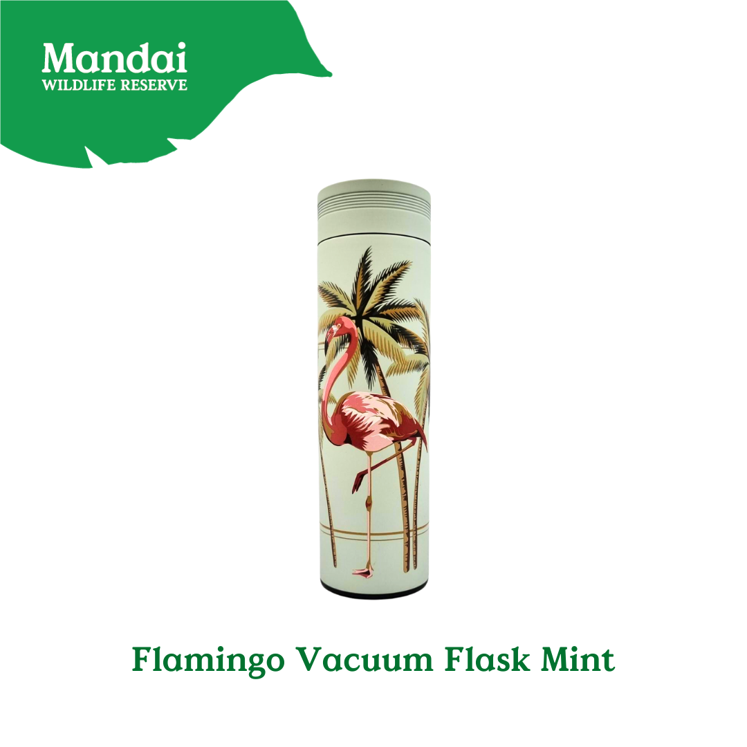 Exclusive WLS Animal Vacuum Flask – Cheetah Jaguar Zebra Flamingo Hornbill MANDAI WILDLIFE RESERVE
