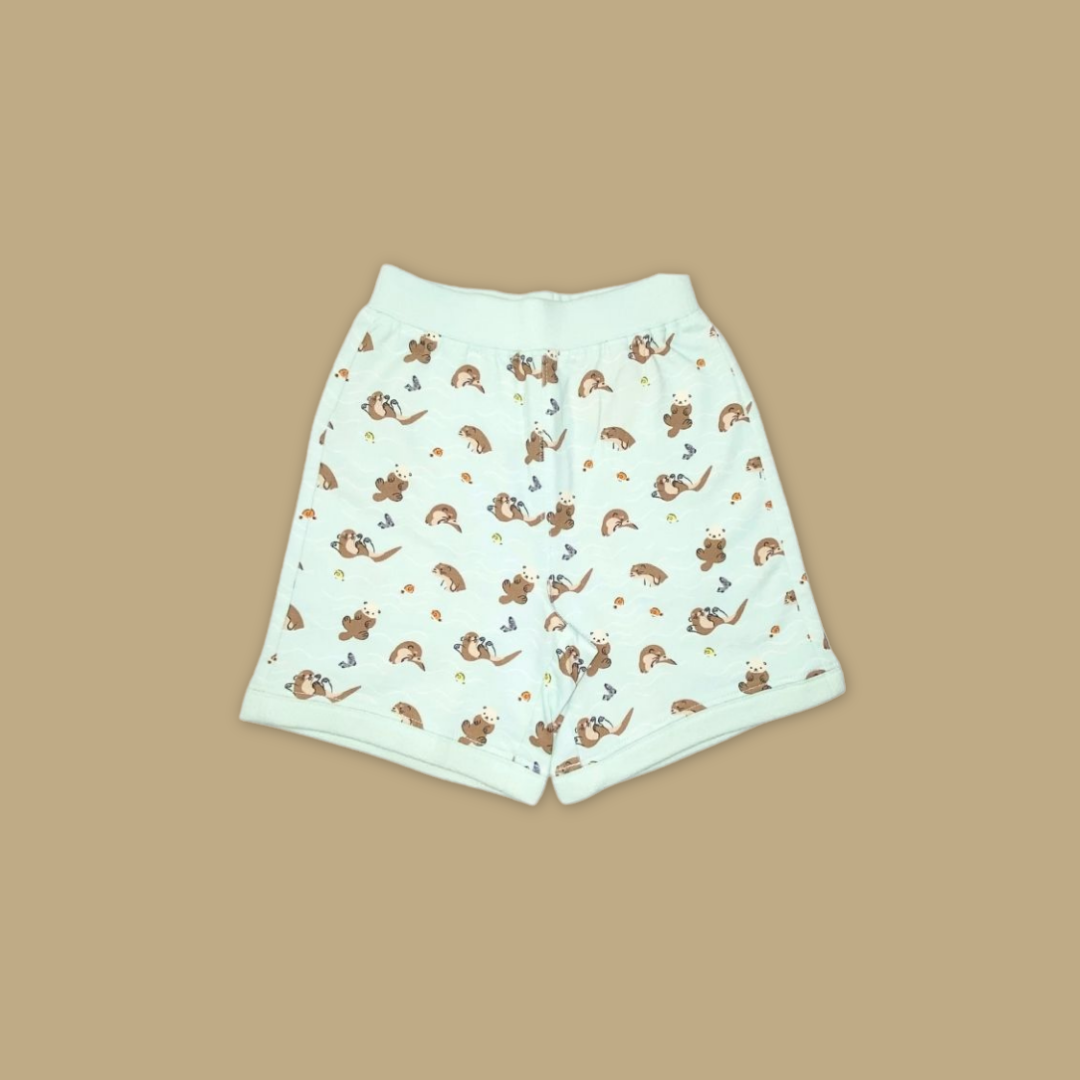 Doodle Series Otterly Kids Unisex T-Shirt Animal All Over Print Short Sleeve - MANDAI WILDLIFE RESERVE