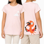 Panda And Friends Scarlet Ibis Kids Sleeveless T-Shirt
