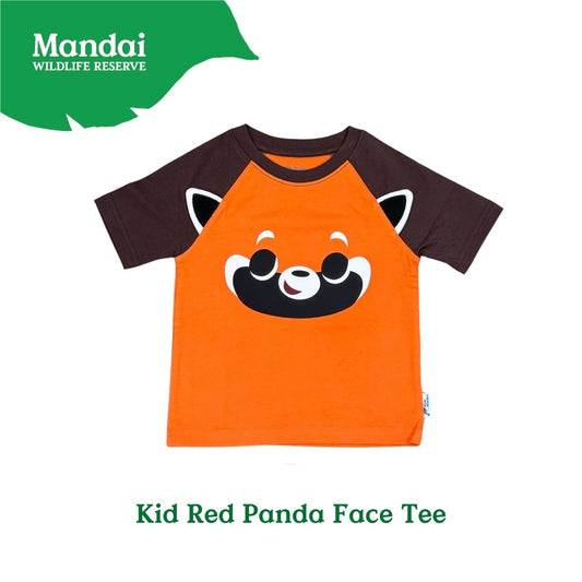 Panda and Friends Kids Red Panda FaceTshirt A River Wonders Exclusive Experience MANDAI WILDLIFE RESERVE