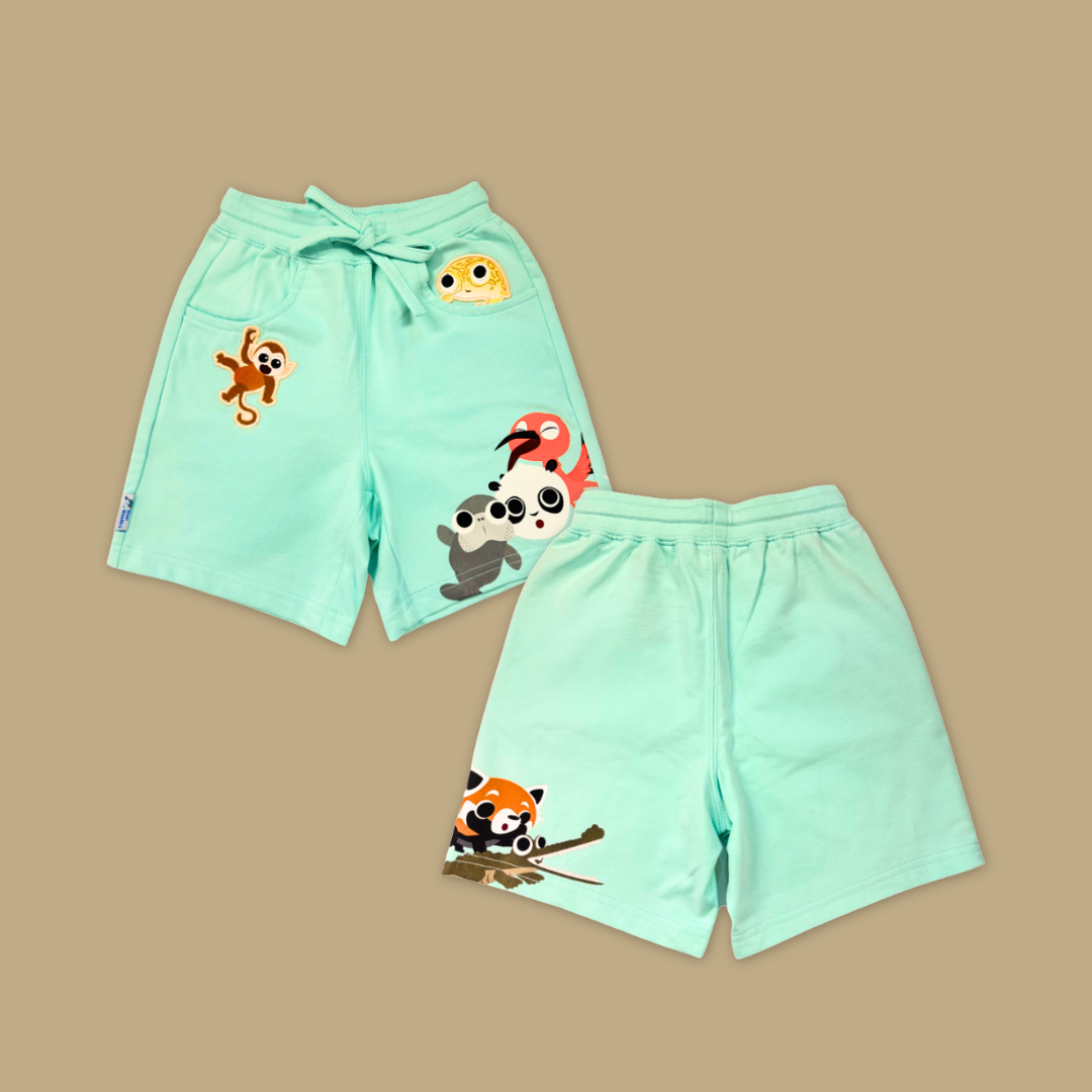 Panda And Friends Kids Shorts