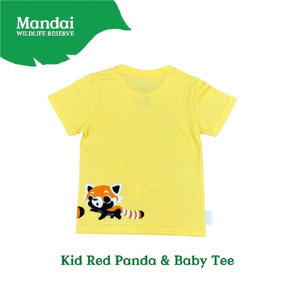 Panda and Friends Kids Red Panda & Baby Tshirt A River Wonders Exclusive Experience MANDAI WILDIFE RESERVE