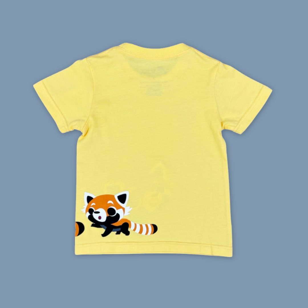 Panda and Friends Adults Red Panda and Baby Tshirt - MANDAI WILDIFE RESERVE