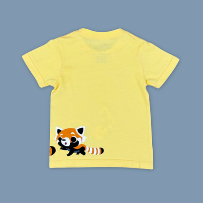 Panda and Friends Adults Red Panda and Baby Tshirt - MANDAI WILDIFE RESERVE