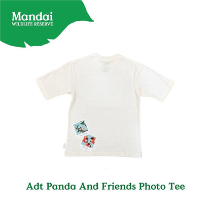 Panda and Friends Adults Panda And Friends Photo Tshirt A River Wonders Exclusive Experience MANDAI WILDIFE RESERVE