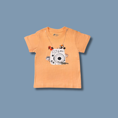 Panda and Friends Kids Camera Say Cheese Tshirt - MANDAI WILDLIFE RESERVE