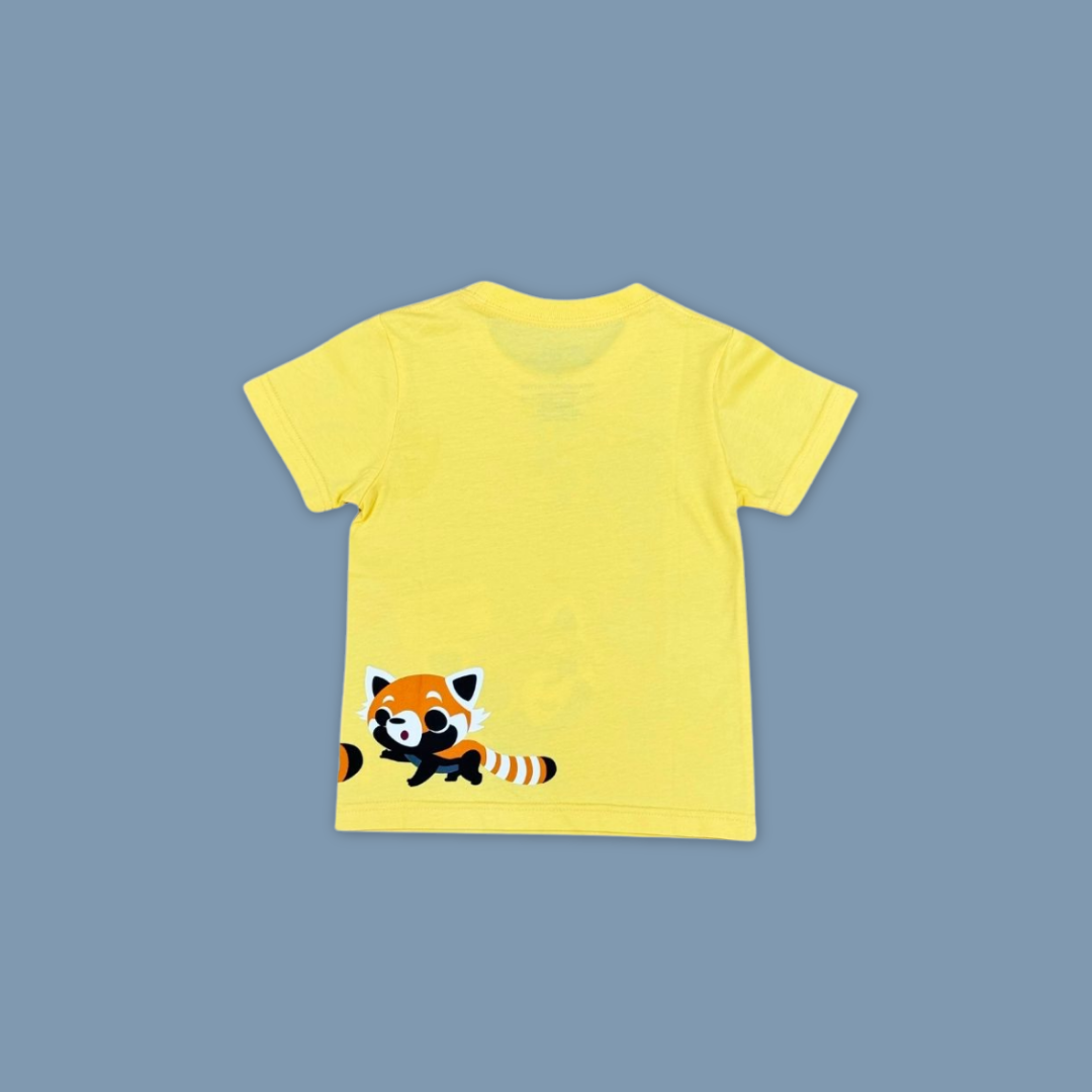 Panda and Friends Kids Red Panda & Baby Tshirt - MANDAI WILDIFE RESERVE