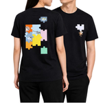 Panda And Friends Puzzle Adult T-Shirt