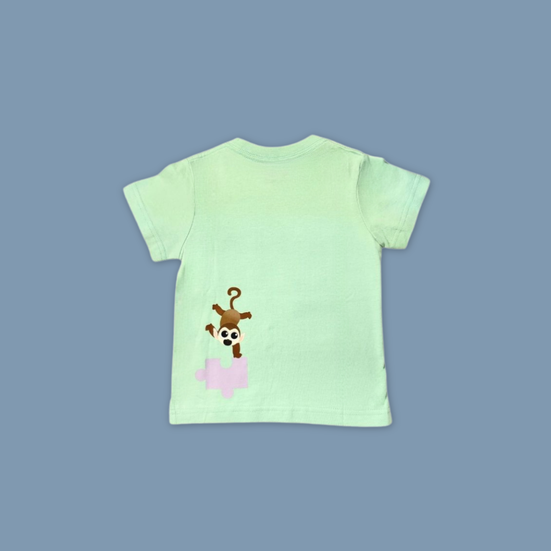 Panda and Friends Kids Panda And Friends Puzzle Tshirt - MANDAI WILDLIFE RESERVE
