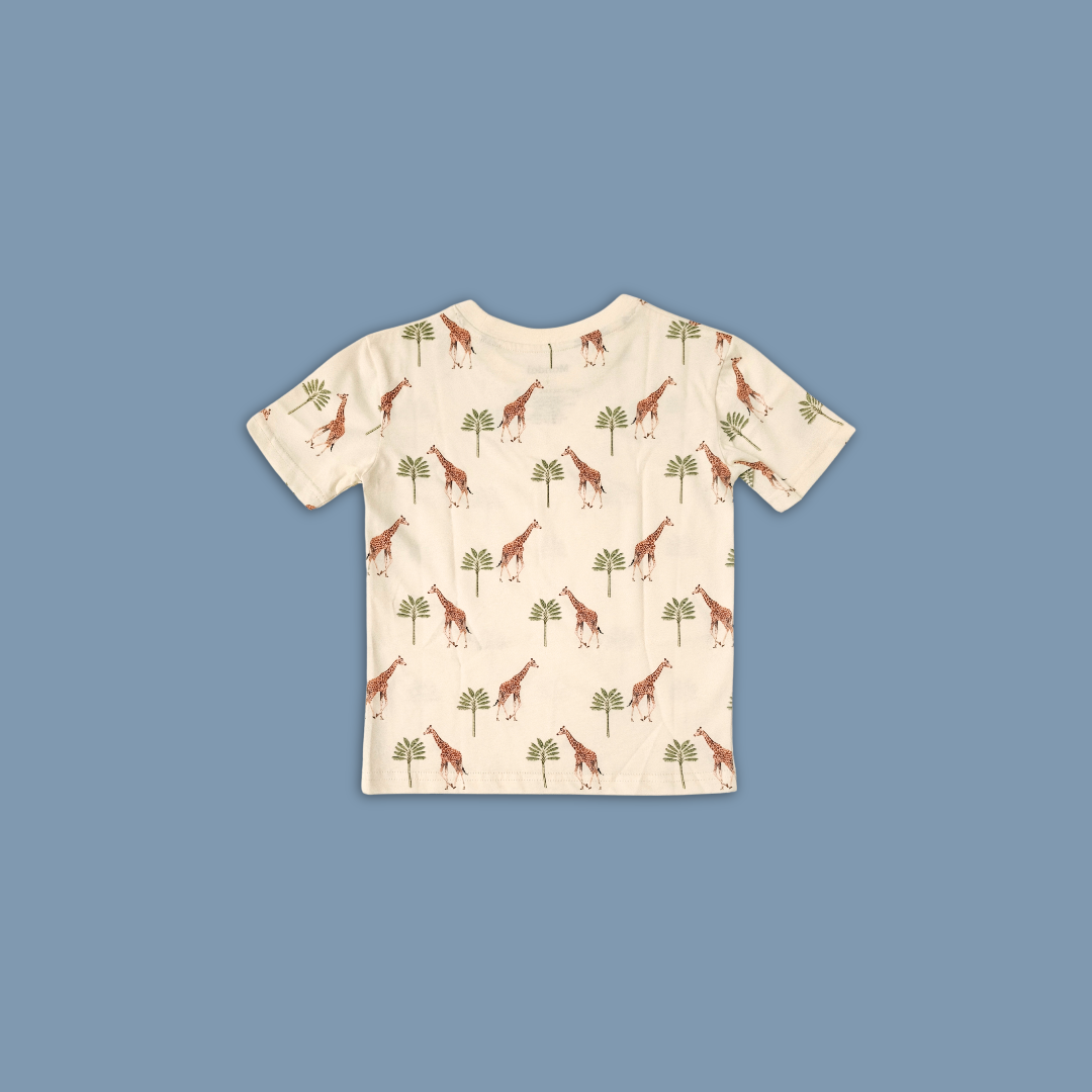 Giraffe All-Over Print Kids T-Shirt