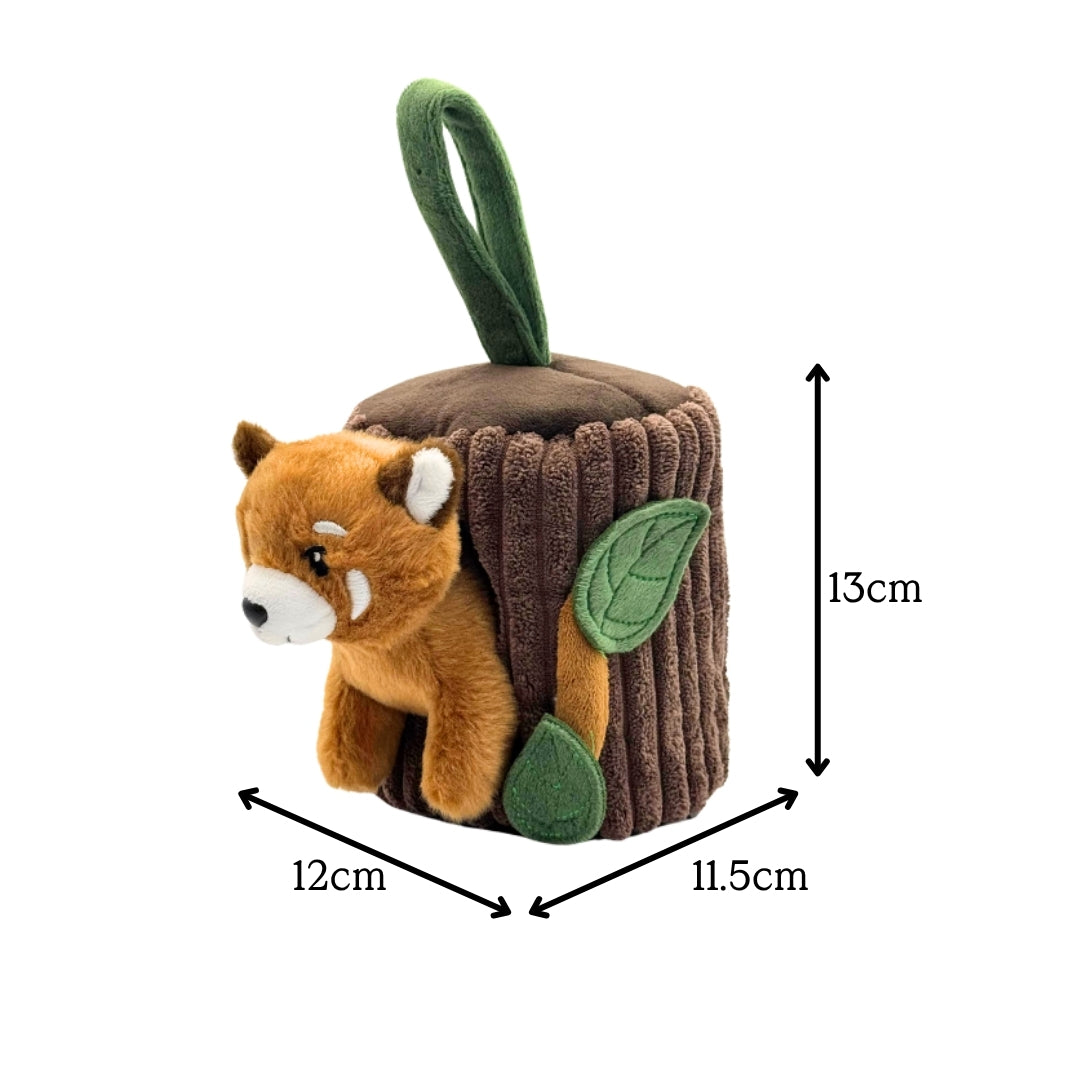 Red Panda Hideout Plush 6"