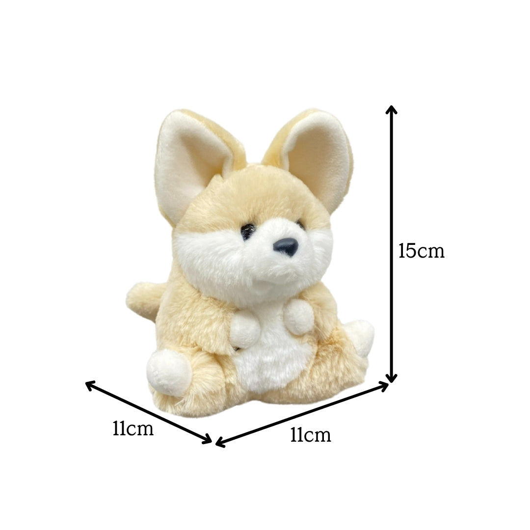 Fennec Fox Rolly Plush 5"