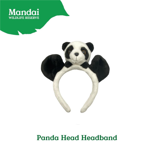 Panda and Friends Plushie Headband  A River Wonders Exclusive Experience MANDAI WILDLIFE RESERVE