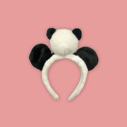 Panda and Friends Plushie Headband Face Sling Bag - MANDAI WILDLIFE RESERVE