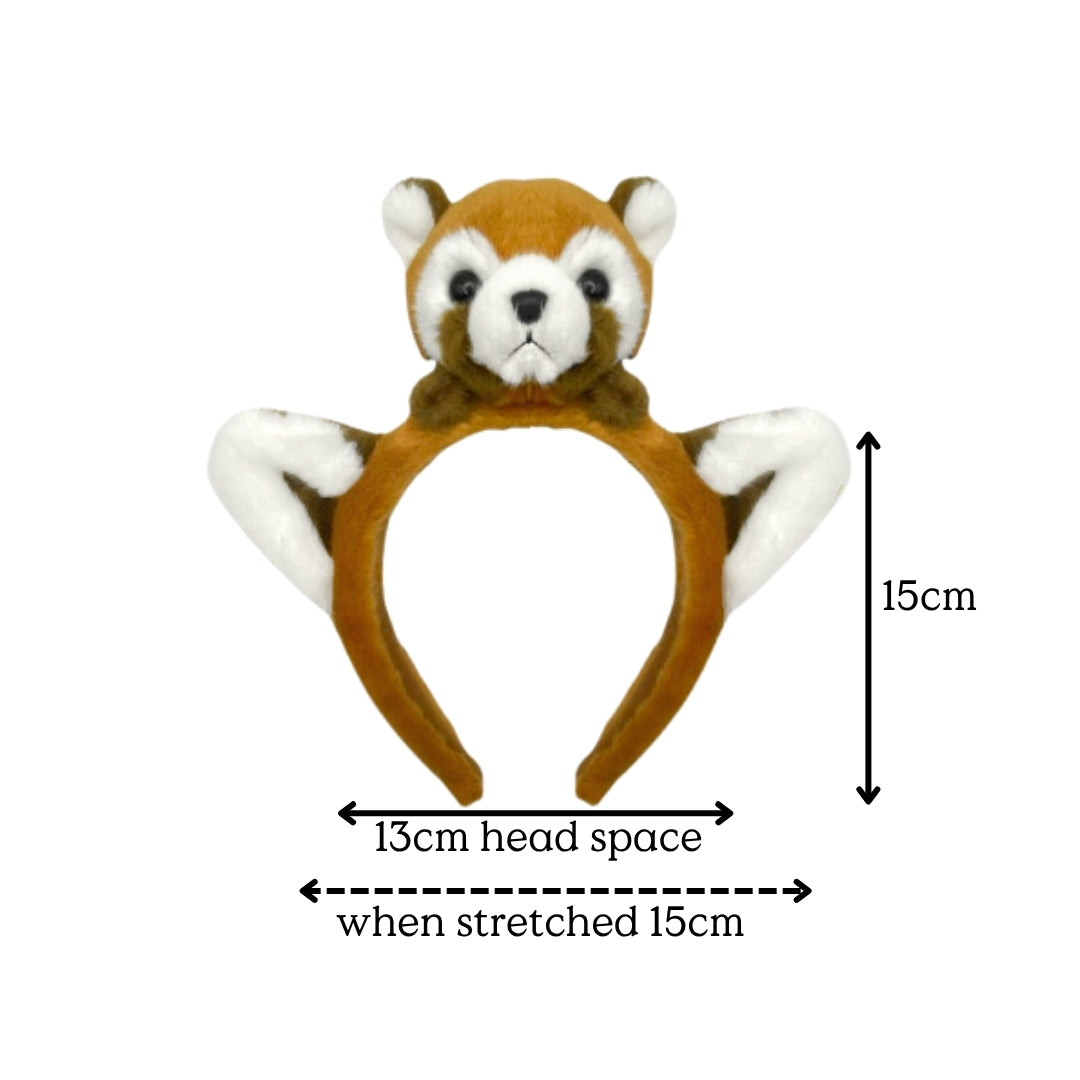 Red Panda Head Headband