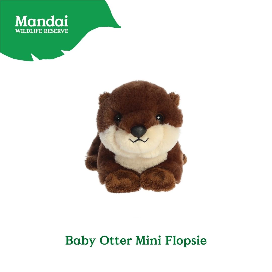 Flopsies Alligator Baby Otter Baby Tapir Hyena Plush Toys at MANDAI WILDLIFE RESERVE