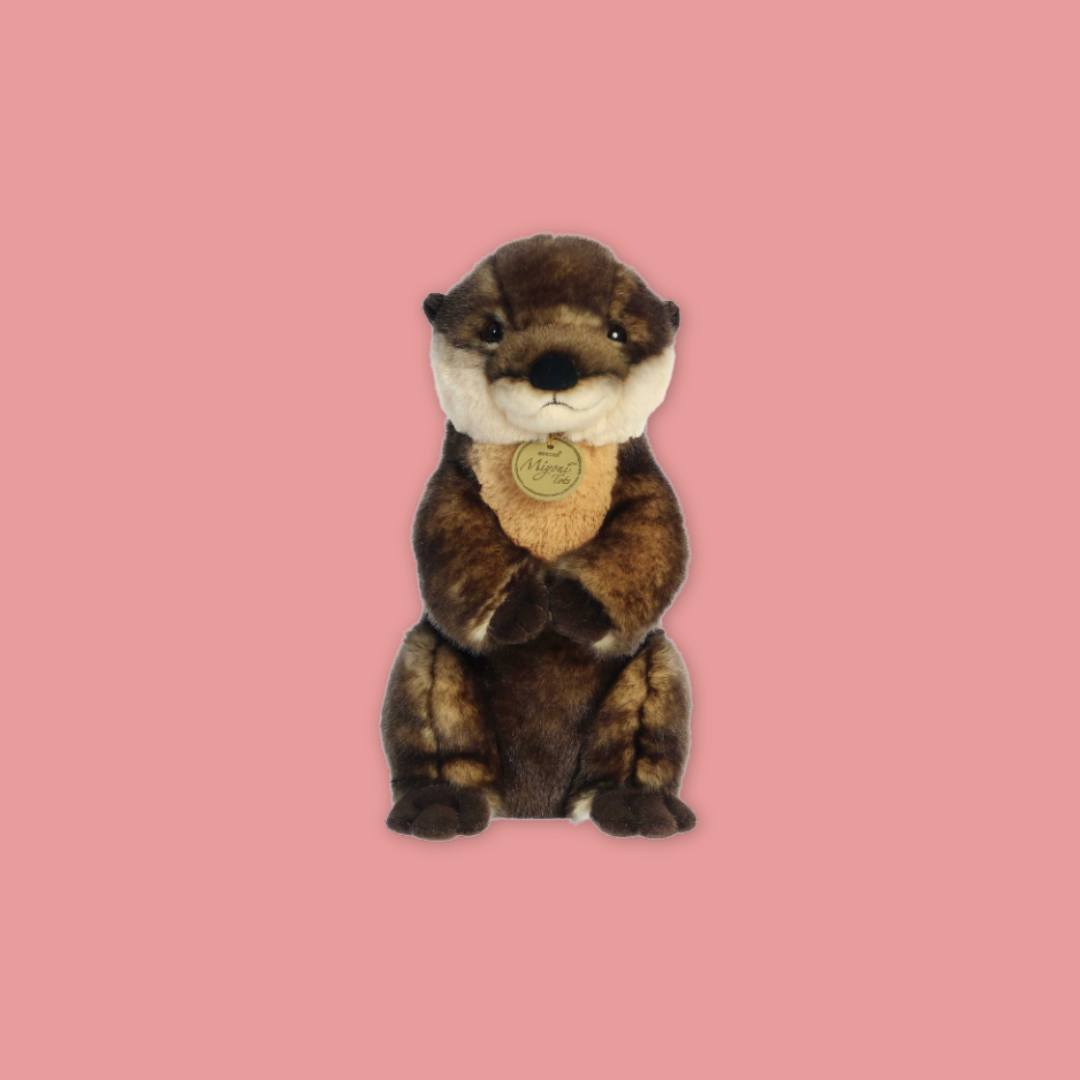 Sitting Otter Plush 9.5 "