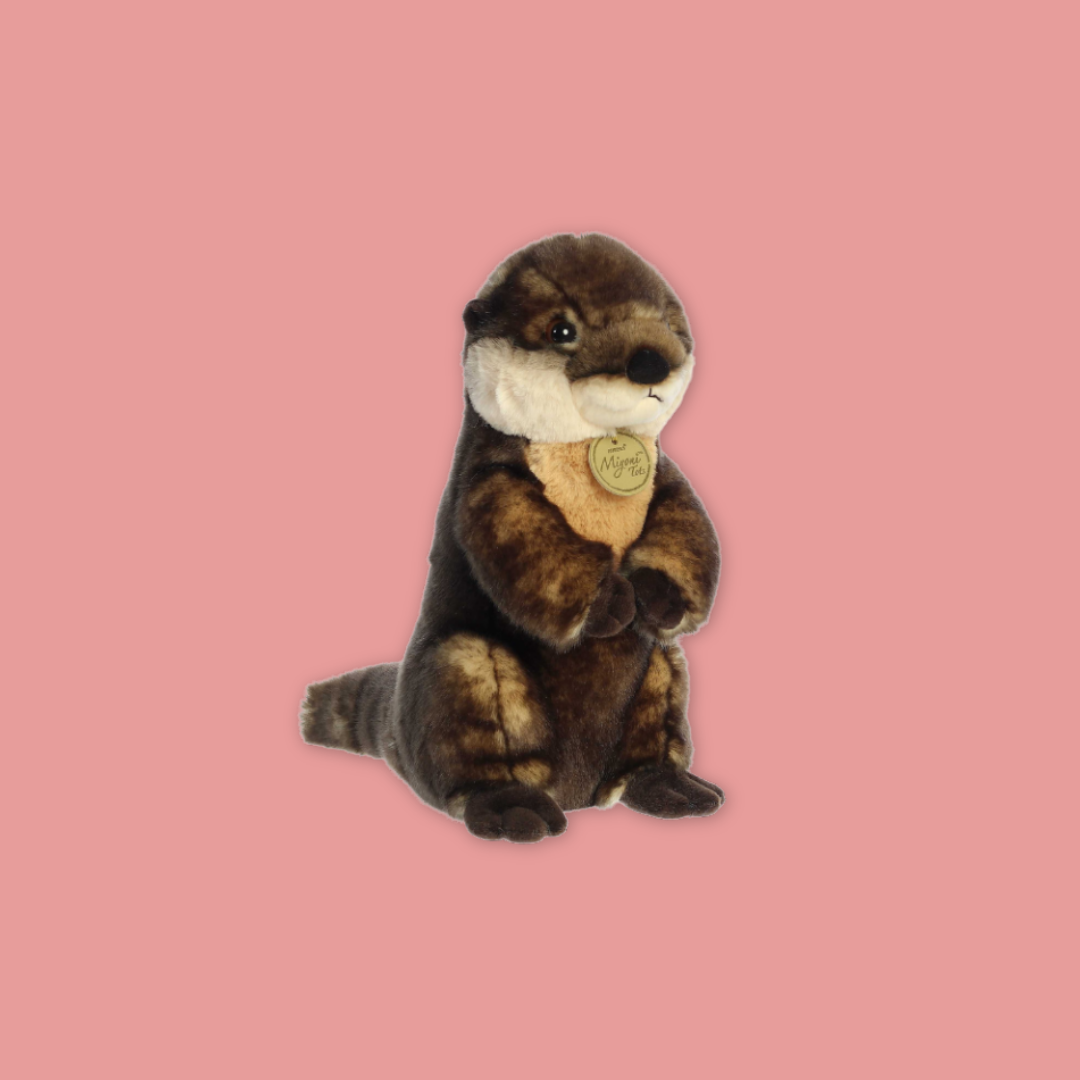 Sitting Otter Plush 9.5 "