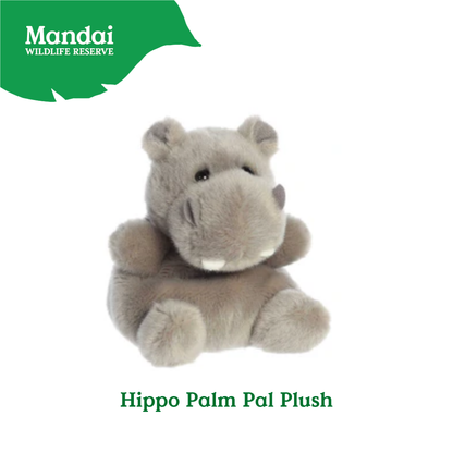 Adorable Animal Hippo Chick Sahal Owl Barnie Owl Stingray Luna Bat Flamingo Macaw Palm Pal Plush MANDAI WILDLIFE RESERVE