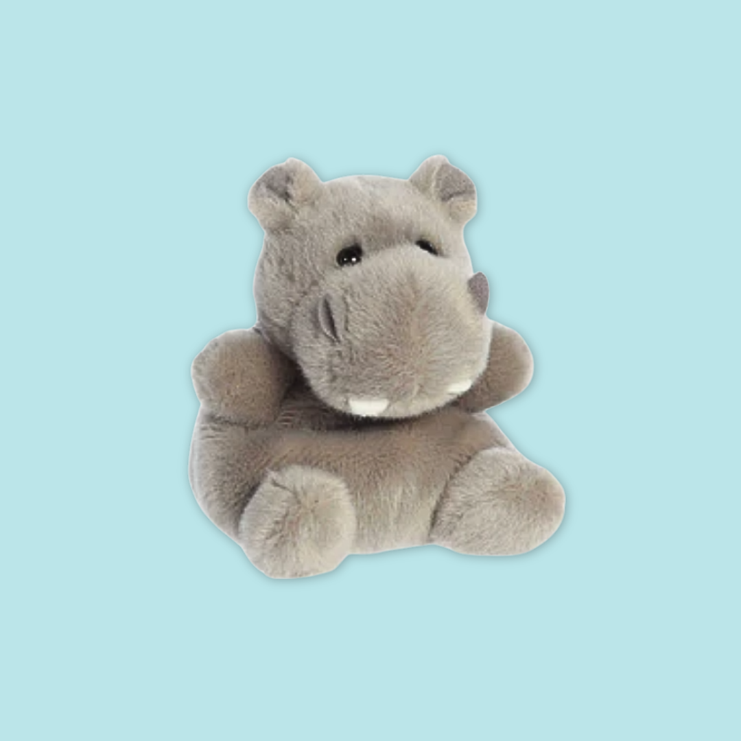 Hippo Palm Pal Plush 4.5"