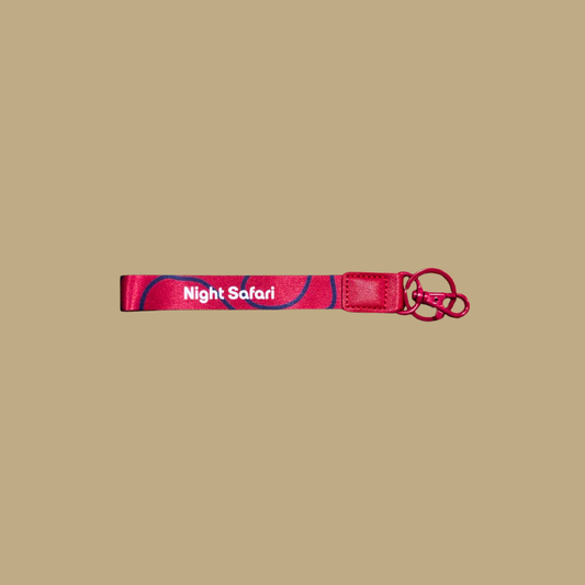 Night Safari Map Wrist Lanyard