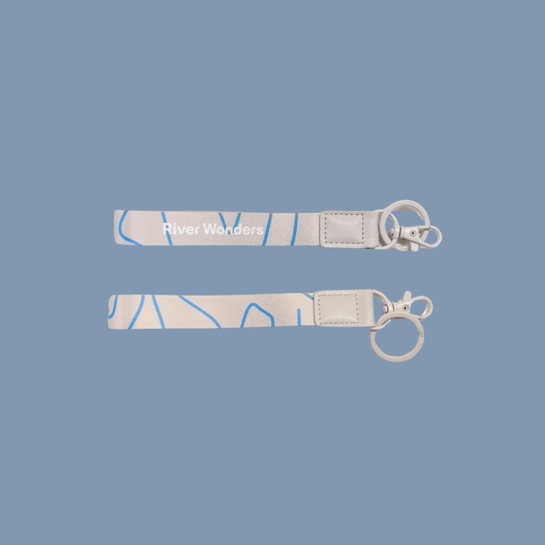 River Wonders Map Wrist Lanyard