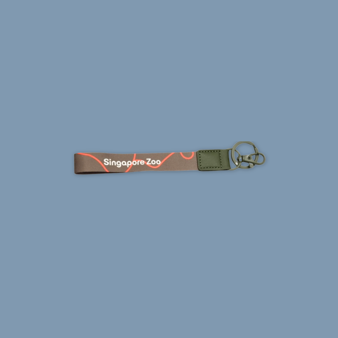 Singapore Zoo Map Wrist Lanyard