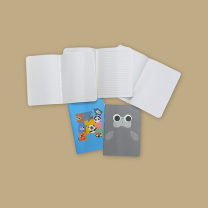Panda & Friends A6 Notebook Set (5-Piece) MANDAI WILDLIFE RESERVE
