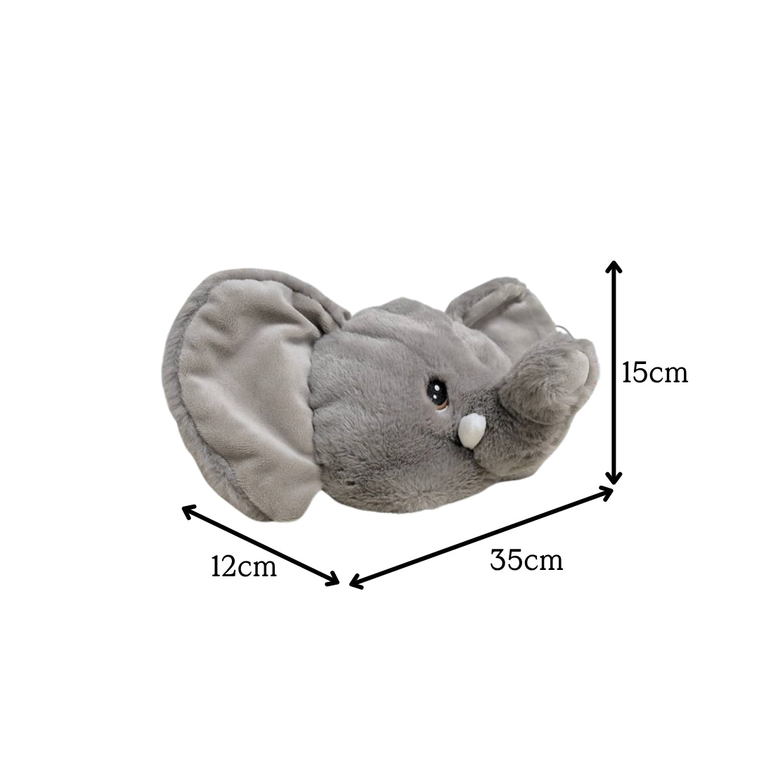 Elephant Face Sling Plush Bag