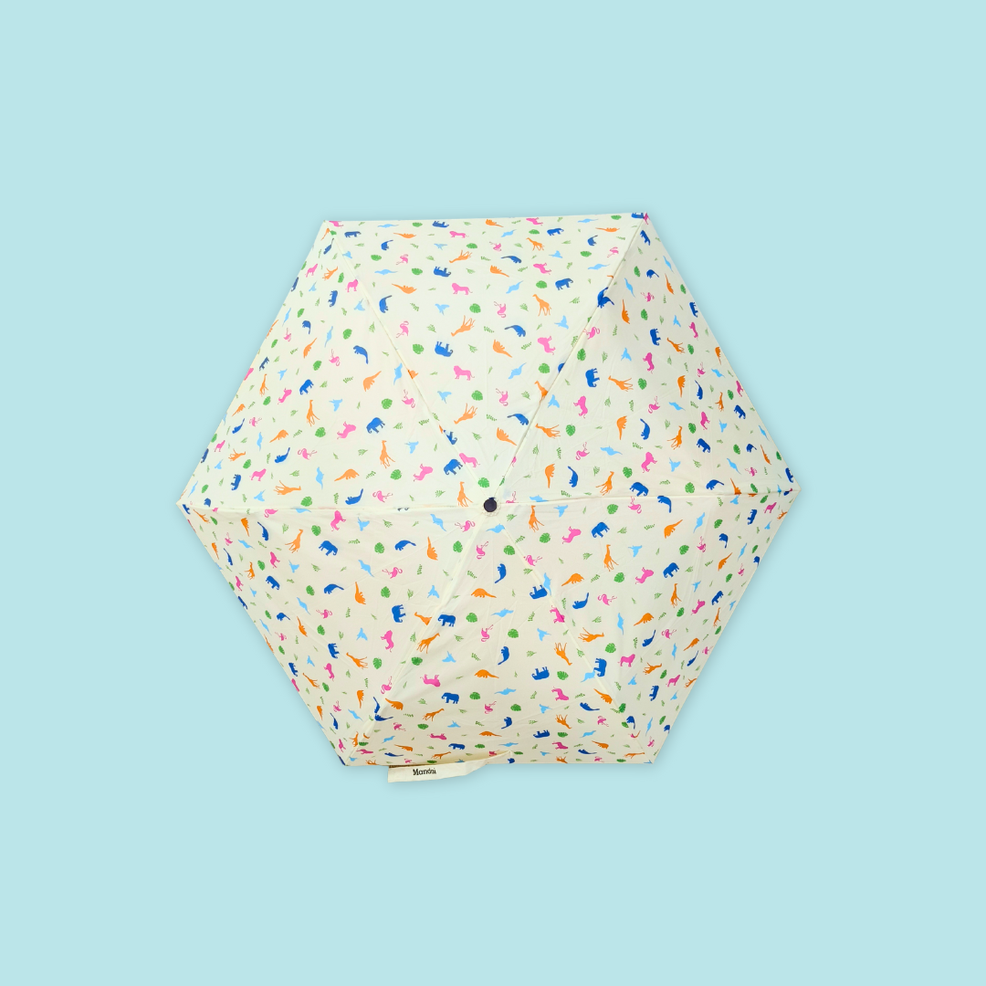 Animal Icon All-Over Print 3-Fold Umbrella