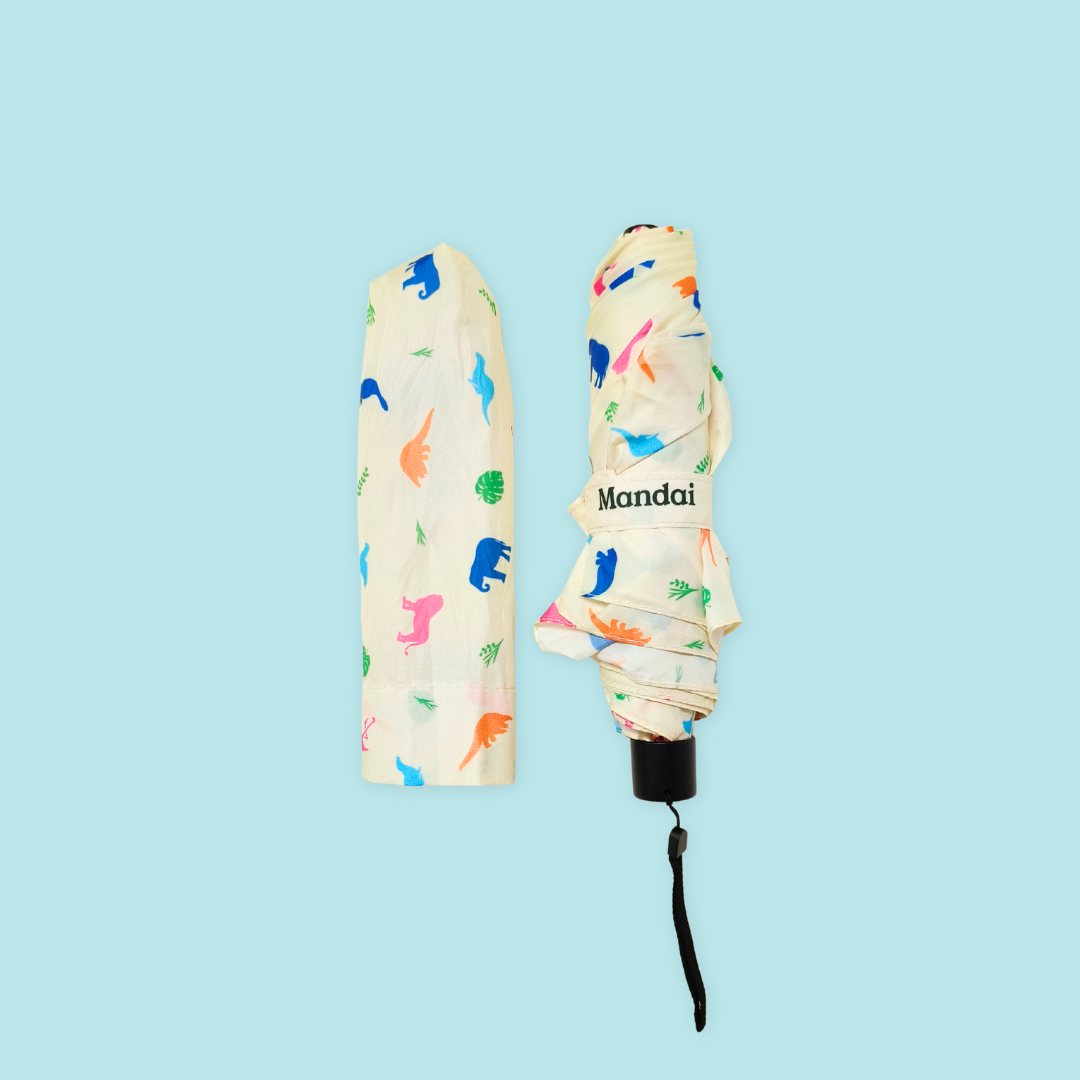 Animal Icon All-Over Print 3-Fold Umbrella
