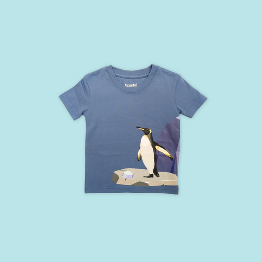 Penguin at Side Kids T-Shirt