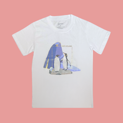 2 Penguins Adult T-Shirt