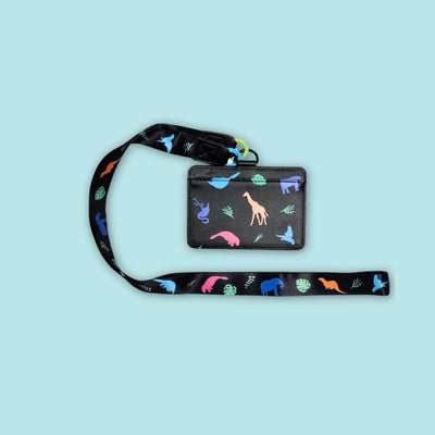 Animal Icon All-Over Print Card Holder