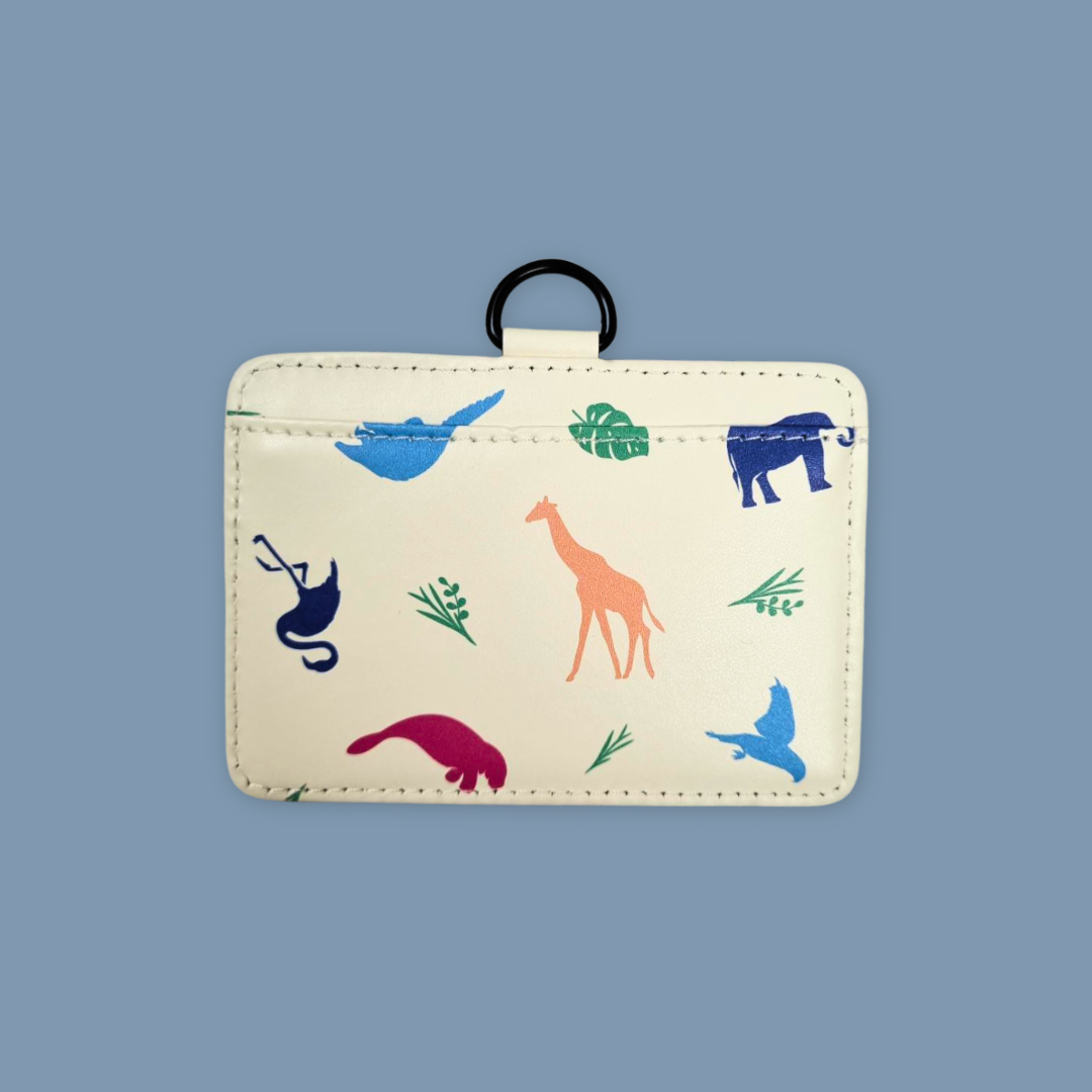 Animal Icon All-Over Print Card Holder