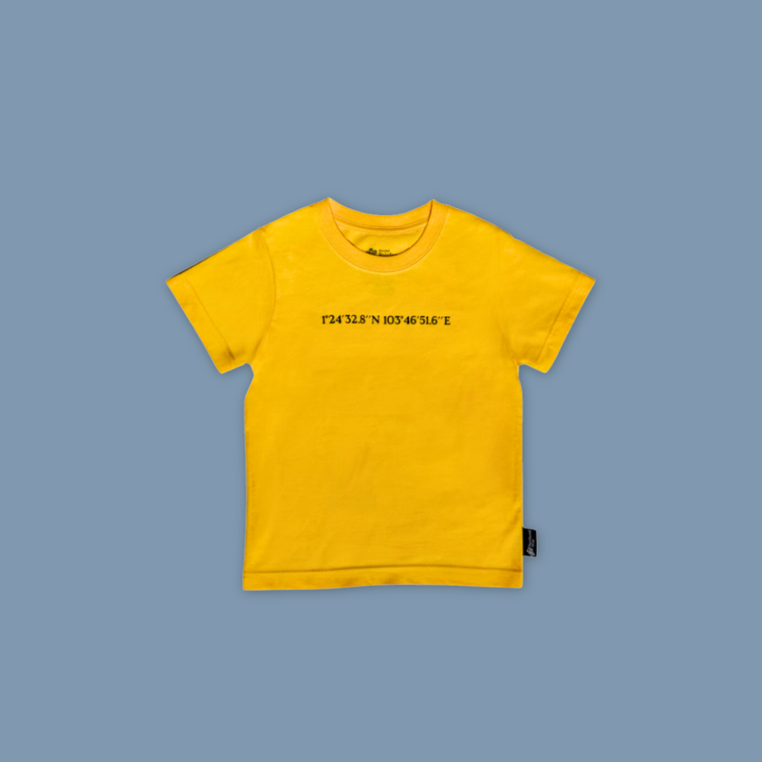 Rainforest Wild Asia Infographic Map Kids T-Shirt - MANDAI WILDLIFE RESERVE