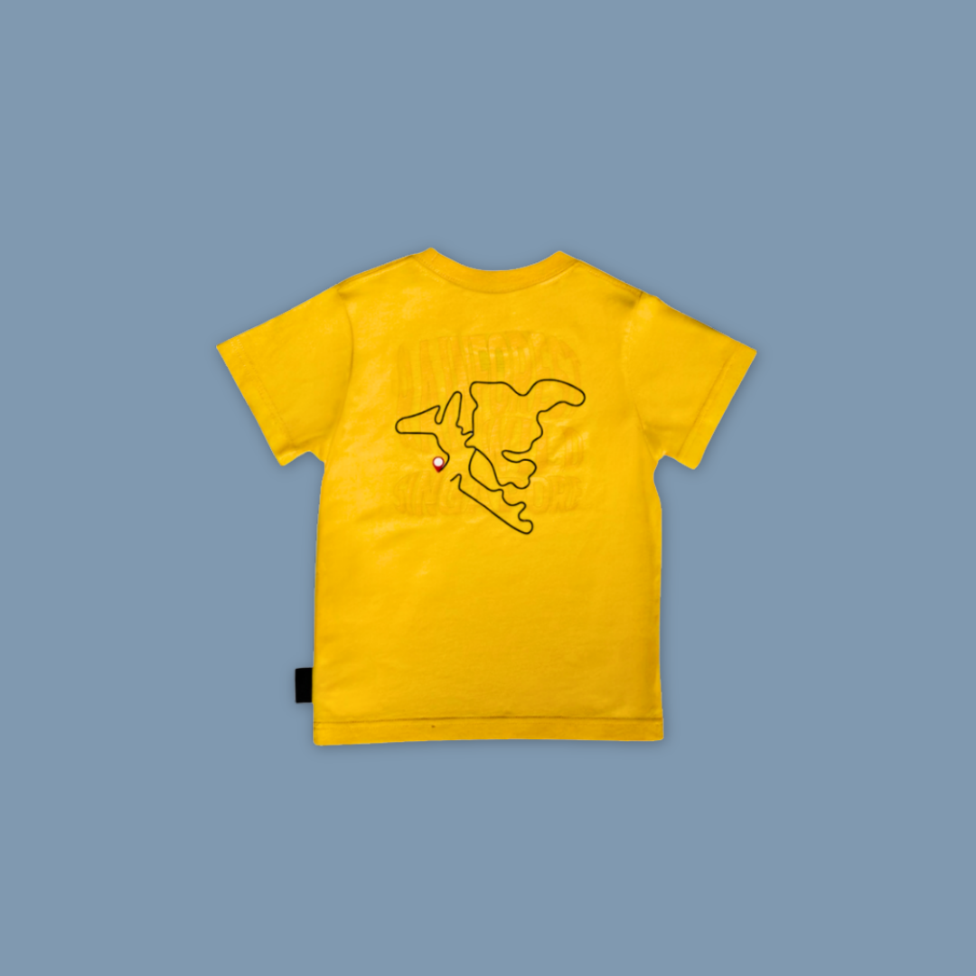 Rainforest Wild Asia Infographic Map Kids T-Shirt - MANDAI WILDLIFE RESERVE