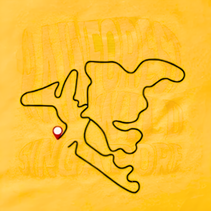 Rainforest Wild Asia Infographic Map Kids T-Shirt - MANDAI WILDLIFE RESERVE