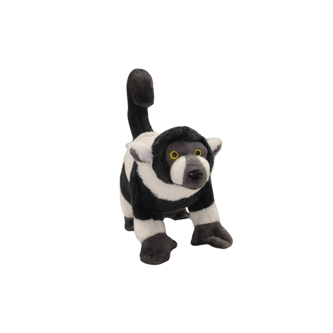 Ruffed Lemur Beanie Plush 8"