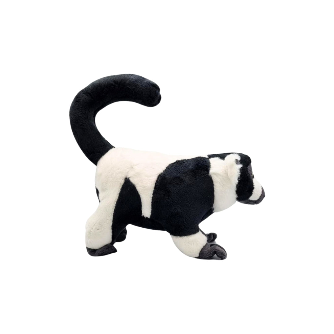 Ruffed Lemur Beanie Plush 8"