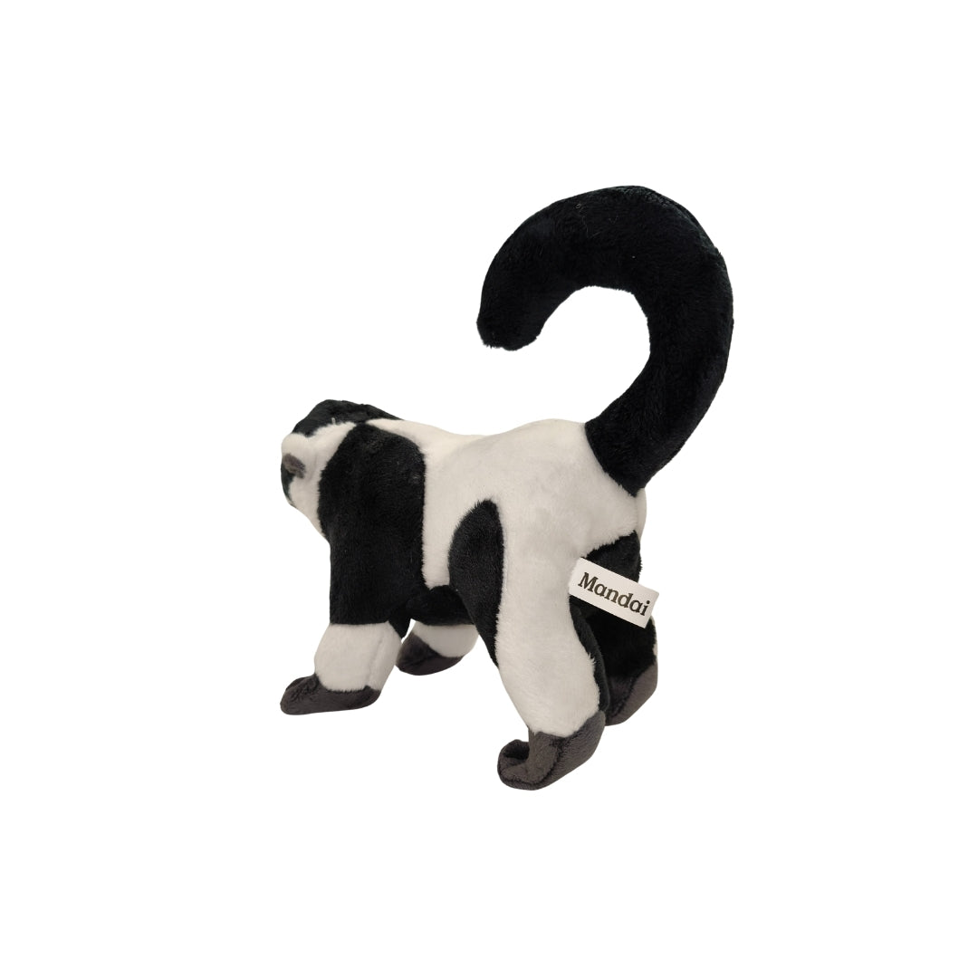 Ruffed Lemur Beanie Plush 8"