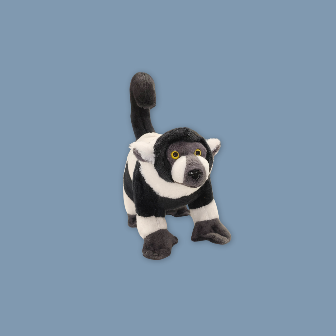 Ruffed Lemur Beanie Plush