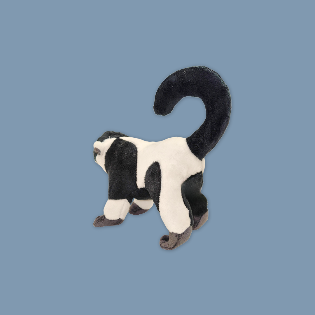 Ruffed Lemur Beanie Plush