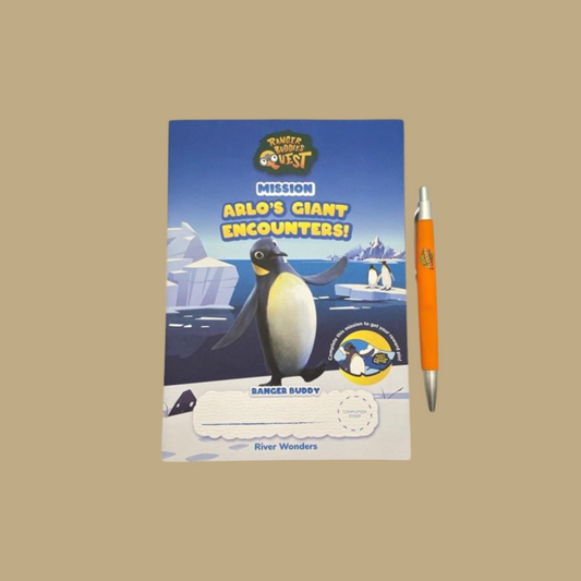 Adventure awaits! Ranger Buddy Mission Booklets with pen & rewards at MANDAI WILDLIFE RESERVE