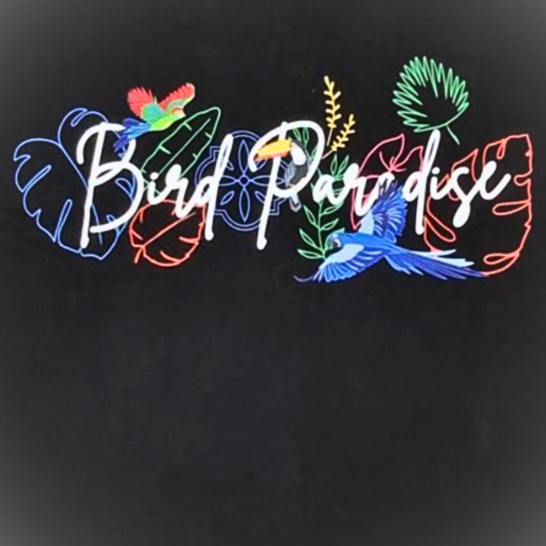 Bird Paradise Collage Adult T-Shirt