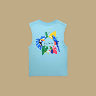 3 Birds Wreath Slouch Kids Sleeveless Tank Top