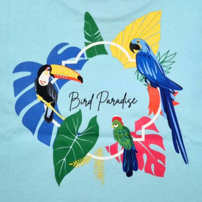 3 Birds Wreath Slouch Kids Sleeveless Tank Top secondary