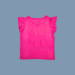 4 Birds Wreath Girl Ruffle Top