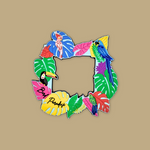Birds Leaf Magnet Photo Frame